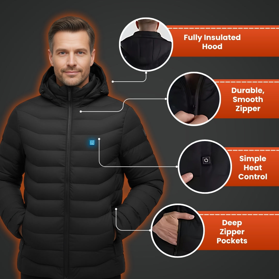 Warmzee™ Heated Jacket With Included Power Bank