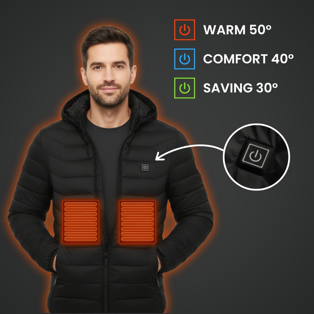 Warmzee™ Heated Jacket With Included Power Bank