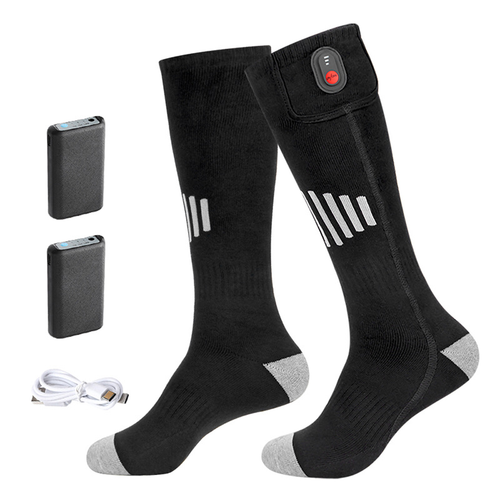 Heated Socks + 2x Rechargeable Power Banks